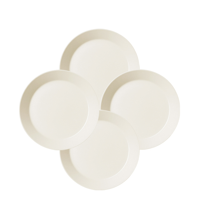 Teema 접시 4개입 21 cm 흰색 [4개 세트 패키지]